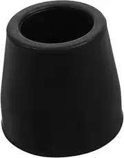 Gadpiparty Walker Foot Pads Walker Accessories Walker Leg Caps Cane Tips for Stability Walker Replacement Parts Walker Tips Walker Parts for Replacement Crutch Tip Walker Feet Black Rubber