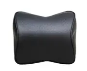 C10 Car Leather Headrest Set Skin-feeling Leather Neck Pillow Bone Head Pillow Powder-free Memory Foam Car Accessories