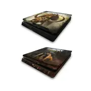 OFFICIAL FAR CRY PRIMAL KEY ART VINYL SKIN DECAL FOR SONY PS4 SLIM CONSOLE