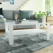 NNEVL Coffee Table Chipboard 100x59x42 cm White