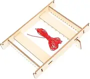 BCOATH 1 Set DIY Loom Early Education Weaving Machine Fun and Engaging Handmade Craft Kit for Develops Patience and Creativity Present for Creative Play