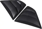 Compatible for Toyota Camry Sedan 2018-2023 Car Rear Louver Window Side Shutter Cover Trim Sticker Vent Scoop ABS Carbon Fiber Accessories(Matte Black)