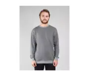 MEN'S BRIXTON BRXTN STRIPED PARTISAN CREW SWEATSHIRT FLEECE LIGHTWEIGHT NEW $68