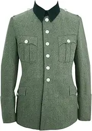 [militaryharbor] WW2 WWII German Heer M28 Officer Pioneer Wool Piped Service Tunic Jacket I