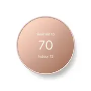 NEW Google Nest Smart Thermostat - Sand Color (Rose) - GA02082-US - Sealed Box