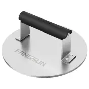 Bacon Press for Griddle Stainless Steel Grill Press 8.5-Inch Heavy-duty Burge...