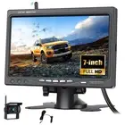 Wireless Vehicle Backup Camera System,7 Inch Reverse Camera Monitor with IP69...