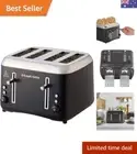 Addison 4 Slice Toaster, , Dual Browning Controls, Defrost & Reheat, Wide Slo...
