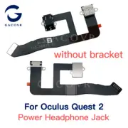 New For Quest 2 VR Headset Power Aux Headphone Port Assembly without bracket