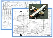 Model Airplane Plan (RC): SEABEE 51" Stand-Off Scale for .23-.35 Engines