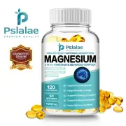 Magnesium - Chelated, for Sleep Stress Relief - L-Threonate,Bisglycinate,Malate