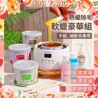 在飛比找蝦皮商城精選優惠-MINI YANG 熱蠟除毛 軟蠟豪華套組【手腳、細軟毛用】