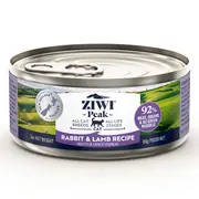 ZiwiPeak Rabbit & Lamb Adult Cat Can 85gx24