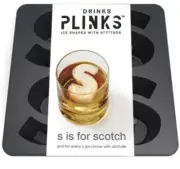 Drinks Plinks - S is for Scotch, Ice Cube Tray Shapes with Attitude