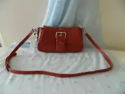 New TONY BIANCO Shoulder Handbag Crossbody Bag Clutch B-Chandler Tan Brown