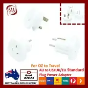 Travel Adapter AU/NZ to UK USA EU Charger AC Power Plug AC International 3 type