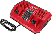 [Milwaukee] M18DFC 18V Dual Port Rapid Fast Charger 240V for M18 Batteries, 18 V