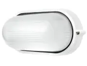 Brilliant DAVIS OVAL LED BUNKER LIGHT 240V 9W 500-Lumen WHITE *Aust Brand