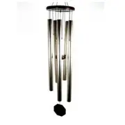 127cm GOLD Long Metal Column Harmonious Windchime beautiful zen feng shui