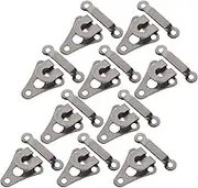 AUTSUPPL 10Sets Hook and Fasteners for Trousers Pants and Underwear Convenient Sewing Hooks for Clothing Crafts Corsets and Sealing Resistant Design