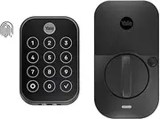 Yale Assure Lock 2 Touch (New) - Key Free Touchscreen Door Lock in Black Suede - YRD450-F-BLE-BSP