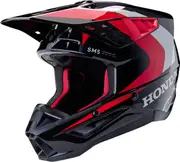 Alpinestars SM5 Honda Motocross Helmet, black-red, Size S for Men Black Red