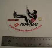 1991 Konami Ultra Track & Field 2 II vinyl sticker Nintendo NES SNES GB