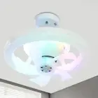 LED E27 Ceiling Fan with Light RGB Ceiling Fan Remote Control (with connector) A