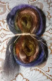 Motomo Gallery / Hand Dyed Glitter, Shiny Nylon Top / 1 oz. / Vintage
