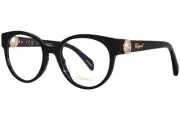 Chopard VCH350S 0700 Eyeglasses Women's Black Full Rim Cat Eye 53mm