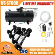 VXO8210/4124B Trumpets Train Horn Kit Fits For TRUCK CAR PICKUP LOUD SYSTEM NEW (for: Kia)