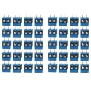 2-Pin Screw Terminal Connector 5.08mm Pitch Panel PCB Mount, 40Pcs P5C39633