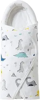 Swaddles for Newborns, Dinosaur Pattern Baby Swaddle Wrap with Head-Protection, Baby Swaddle Blanket Sleep Sack, Baby Swaddles 0-3 Months