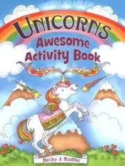 Unicorns Awesome Activity Book, Paperback by Radtke, Becky, Brand New, Free s...