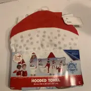 Elf On The Shelf Just Chillin' Hooded Towel w Gift Tag 24" x 50" 100% Cotton