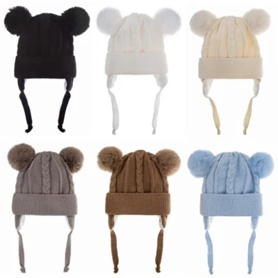 Unisex Baby Hat Toddler Ear Warming Hat Stylish for Warmth During Winter Outings