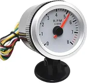 ZFGVGNMTYA 2"/52mm LED Car Auto Tachometer Gauge Meter Pointer Universal RPM Meter Car Tachometer