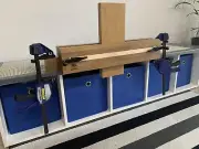 Rock Solid Black Butt Timber Moxon Vise Complete with Hardware (850 Series)