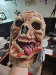 Vintage Don Post Studios Rotting Corpse / Skeleton Rubber Latex Mask 2003 NWT