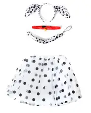 Polka Dots Dalmation Costume Tutu Kit