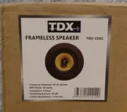 TDX TDX-CE65 Frameless Speaker 60Hz-20KHz 60 Watts RMS 8 ohms NEW SEALED