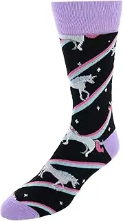 [Parquet] Men's Unicorn Novelty Dress Sock