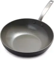 GreenPan Chatham Hard Anodized Healthy Ceramic Nonstick, 11" Wok Pan, PFAS-Free