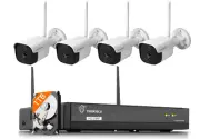 TIGERSECU 1080P WiFi NVR Security Camera System with 1TB Hard Drive, 8 Channel N