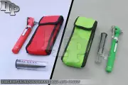 Pro Physician 2.5V Halogen Light FiberOptic Otoscope Diagnost Set Red & Green