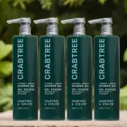 4 x Crabtree & Evelyn Cleanse + Awaken Shower Gel 15Fl. [443ml] NEW!