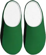 [EdWal] Flag of the Sultanate of Delhi print Winter Warm Slippers Indoor Anti-skid Plush Slippers Relaxing at Home for Women Men
