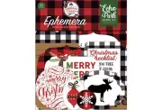 1 Pack Echo Park Paper A LUMBERJACK CHRISTMAS Ephemera Die Cut Cardstock Pieces