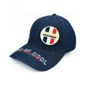 24h Le Mans Classic Steve McQueen Denim Baseball Cap / Hat