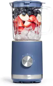 300 Watt Blender: Powerful 2-Speed Control with Pulse, 4-Tip Stainless Steel Bla
